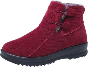 Womens Snow Boots Size 9 Wide Botas Para Mujer De Invierno Confort Waterproof Snow Boots for Women Pink Fur Boots Womens Tennis Shoes for Snow Walking Early Prime of Day Deals