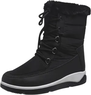 Women's Snow Boots Waterproof Size 11 Womens Size 8 Cute Snow Boots Women Winter Booties Size 11 Zapatos De Mujer Para Nieve Tall Winter Boots for Women Fashion