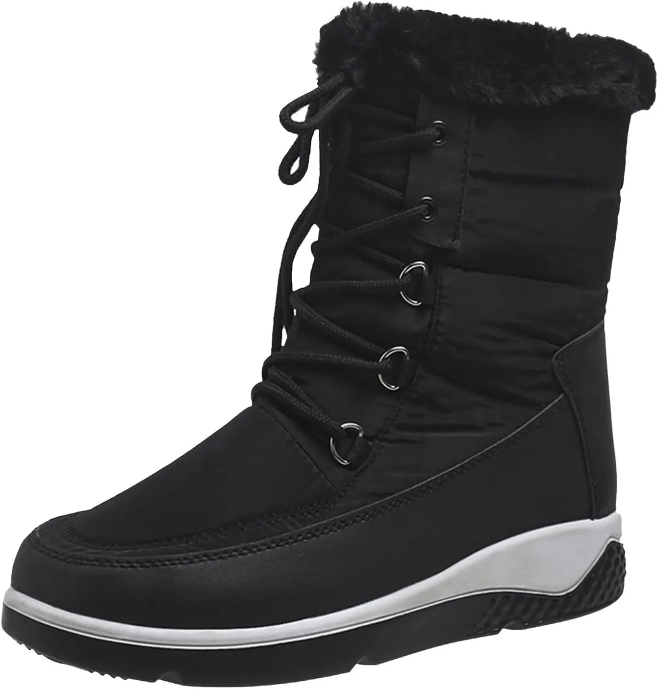 Women's Snow Boots Waterproof Size 11 Womens Size 8 Cute Snow Boots Women Winter Booties Size 11 Zapatos De Mujer Para Nieve Tall Winter Boots for Women Fashion