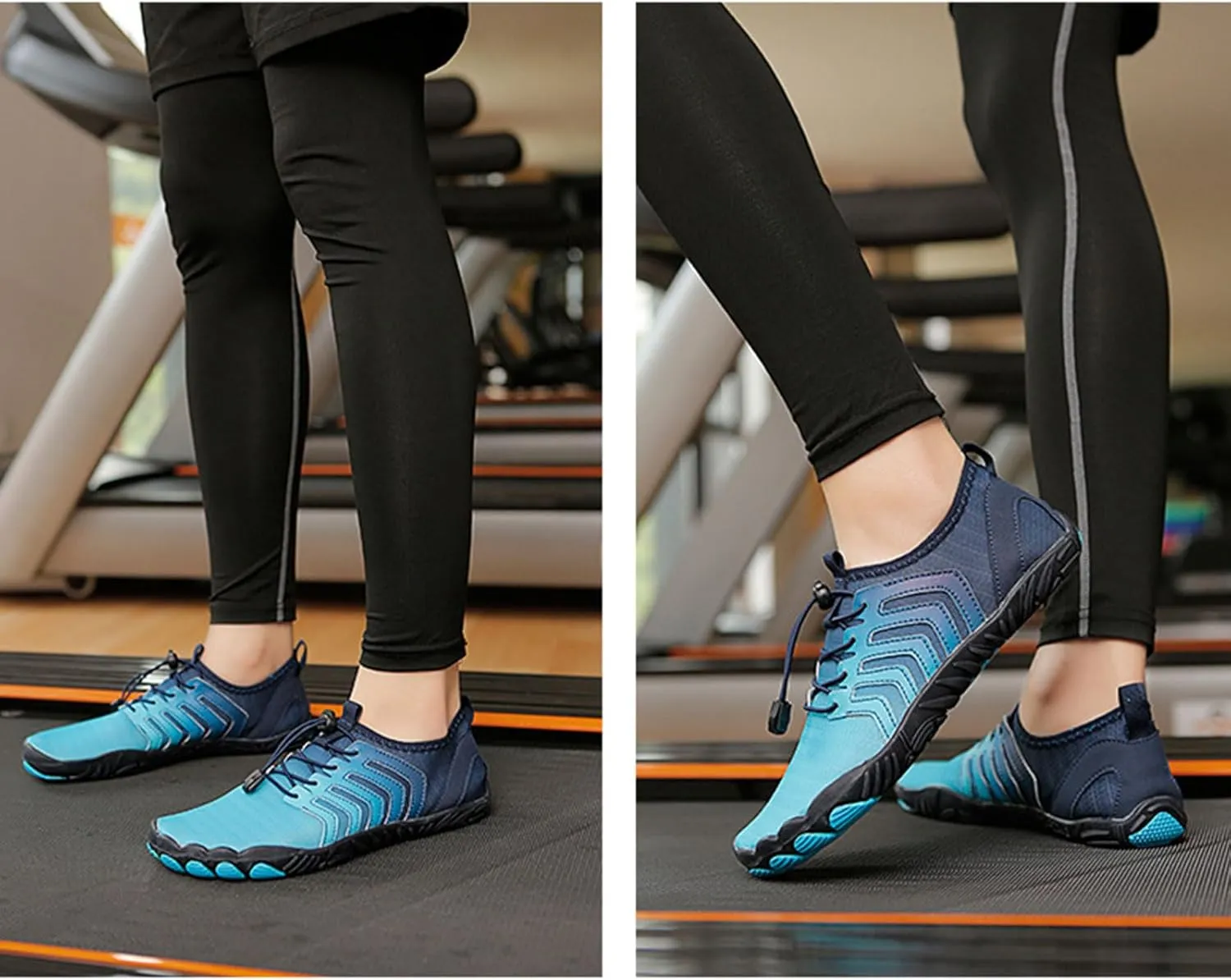 Women's Trail Running Barefoot Shoes Breathable Non-Slip Athletic Footwear Wide Toe Minimalist Sneakers Quick Drying Water Shoes Pro Healthy Hiking Footwear Beach Swim Surfing Diving Boating Shoe