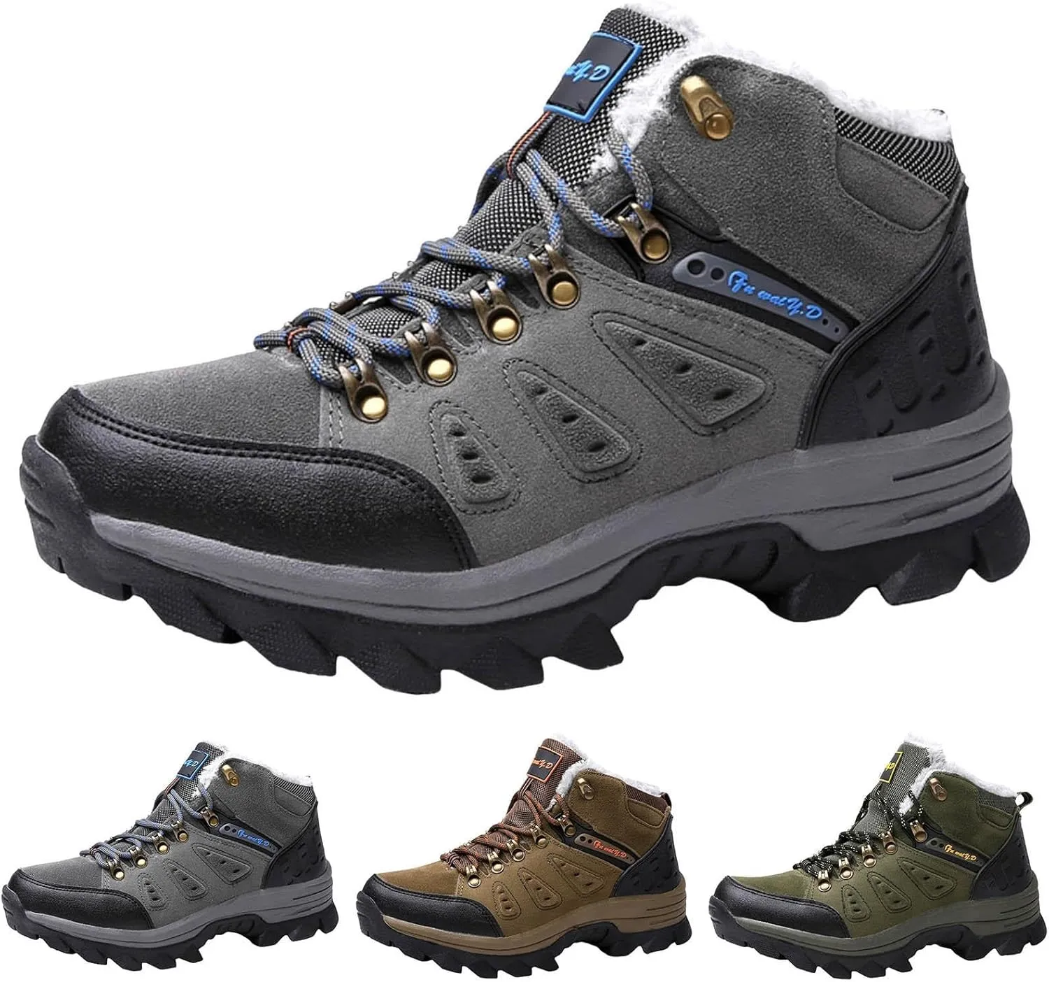 Women's Winter Thermal Boots for Women Waterproof Snow Winter Warm Hiking Work Comfy Boots Sneakers Walking Shoes Western