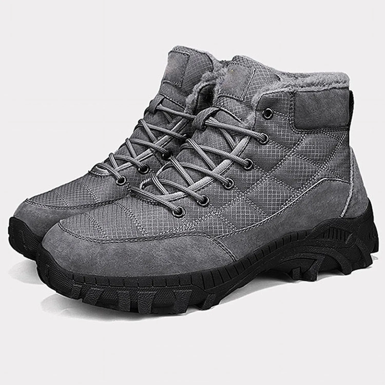 Work Boots for Men Soft Toe Hiking Sneakers Ankle Ladies Women Shoes Business Casual Platform Sneakers
